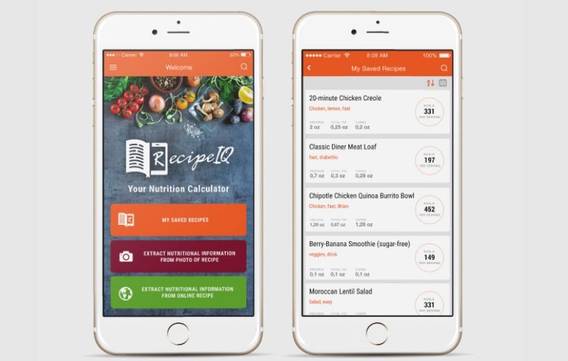 Recipe Calorie and Nutrition Analyzer screenshot 1